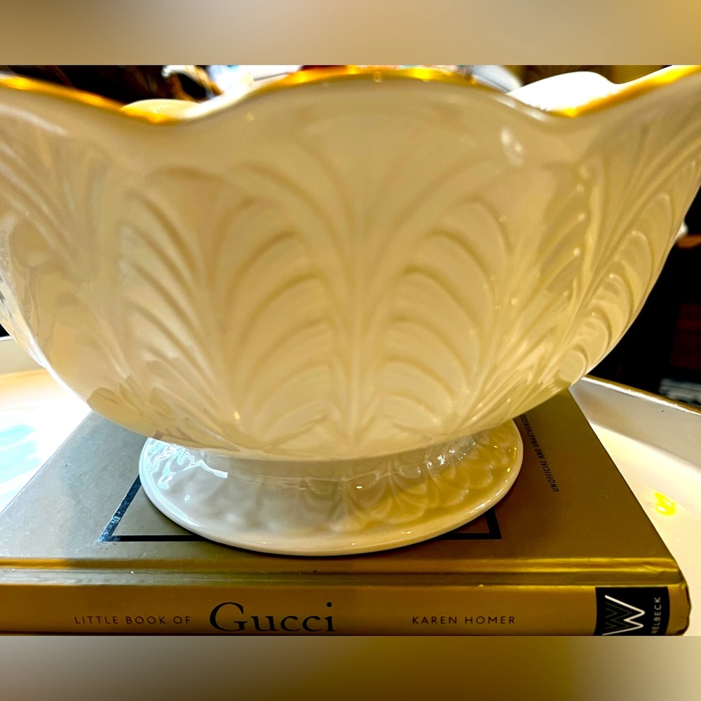 Vintage LENOX Greenfield Centerpiece Bowl